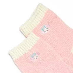 Japan Original My Melody Embroidered Chenille Ankle Socks Characters