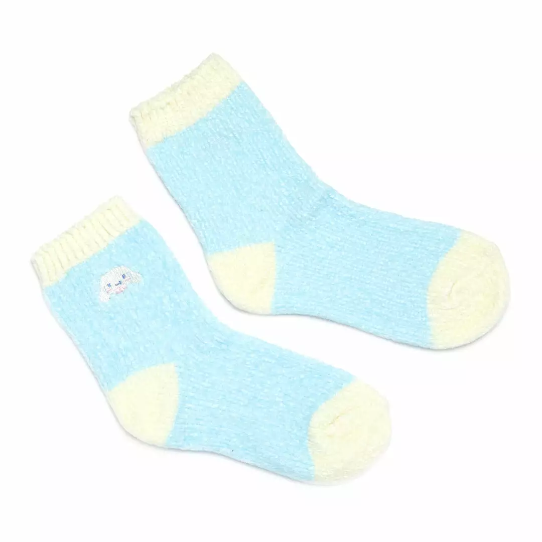 Japan Original Characters Cinnamoroll Embroidered Chenille Ankle Socks