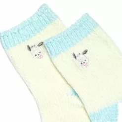 Japan Original Pochacco Embroidered Chenille Ankle Socks