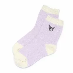 Japan Original Bags+ Kuromi Embroidered Chenille Ankle Socks