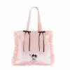 Japan Original Bags+ My Melody Velvet Tote Bag (Midnight MeloKuro)