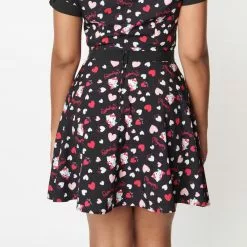 Hello Kitty X Unique Vintage Flare Skirt Characters