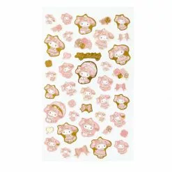 Sanrio Original My Melody Gold Accent Sticker Sheet New