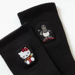 Bags+ Staple X Hello Kitty Embroidered Socks