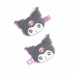Japan Original Kuromi Hair Clips (Emo Kyun Series)