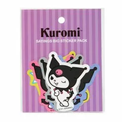 HUNET USA Characters Kuromi Sayings Big Sticker Pack