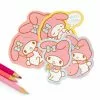 HUNET USA My Melody Sayings Big Sticker Pack
