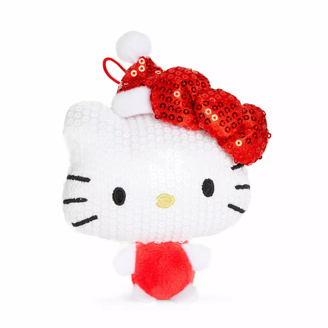 HUNET USA Holiday 2021 Sequin Hello Kitty Ornament New