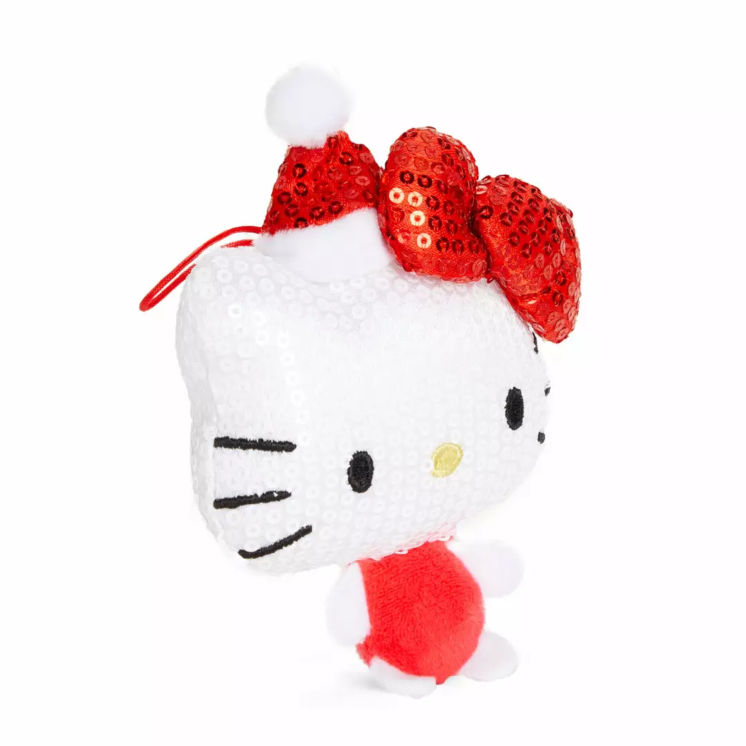 HUNET USA Holiday 2021 Sequin Hello Kitty Ornament New