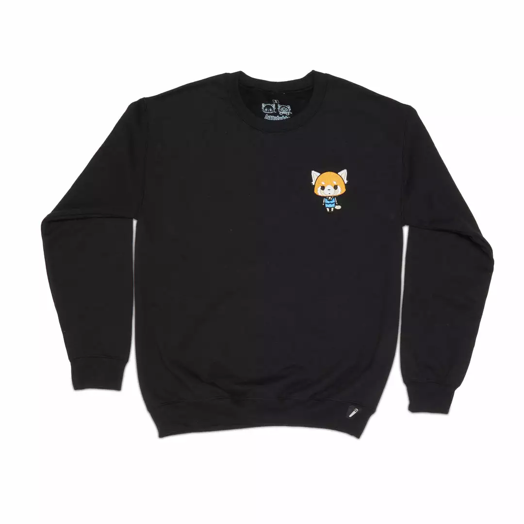 RIPPLE JUNCTION Aggretsuko Sanrio Original Embroidered Crewneck
