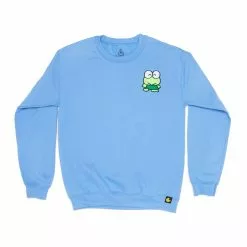 RIPPLE JUNCTION Keroppi Sanrio Original Embroidered Crewneck