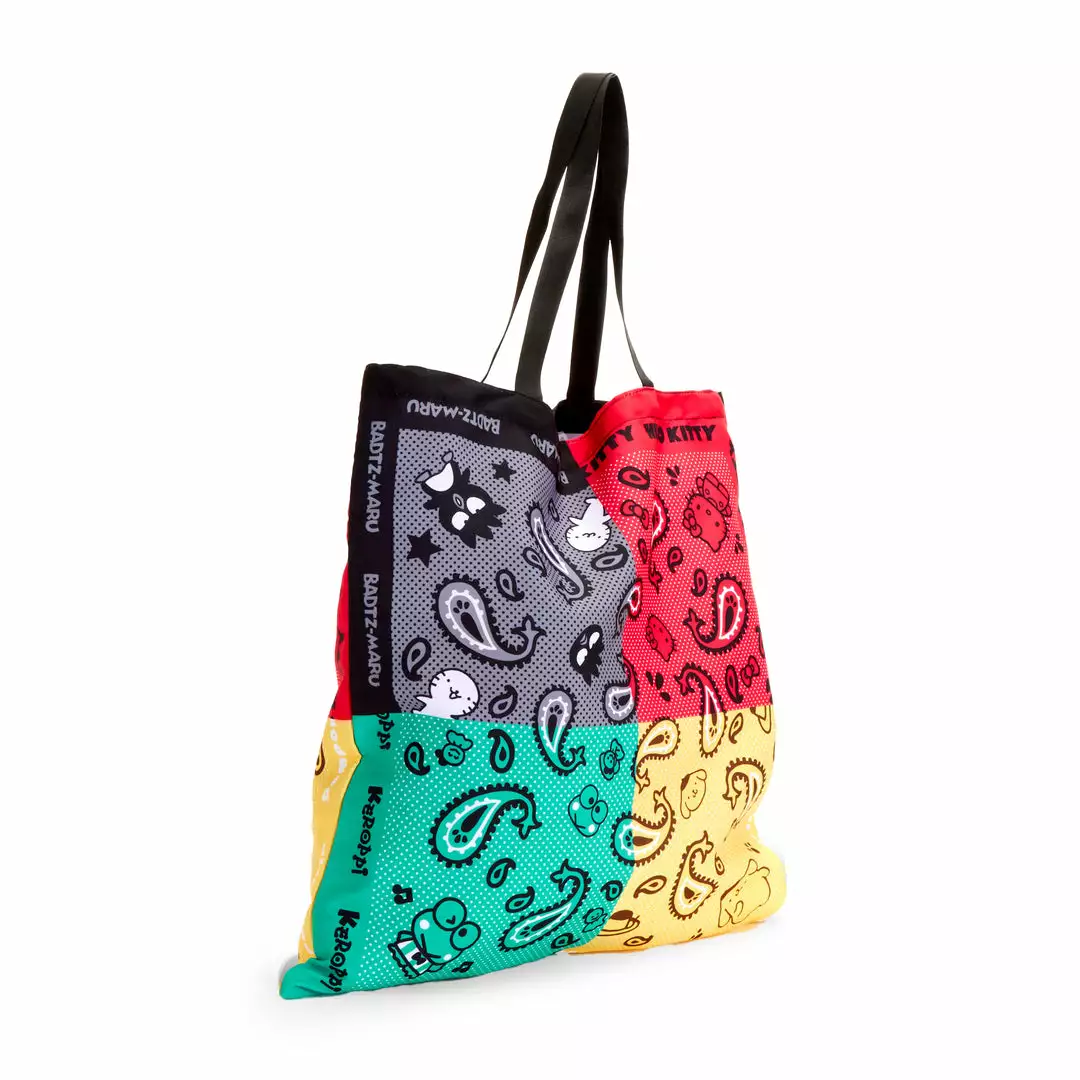HUNET USA Hello Kitty & Friends Paisley Tote (Black)
