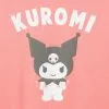 GLOBAL LIC Kuromi Graphic Print Jersey Shirt Pink