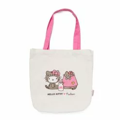 Blueprint Collections Hello Kitty X Pusheen Canvas Tote Bag Bags+