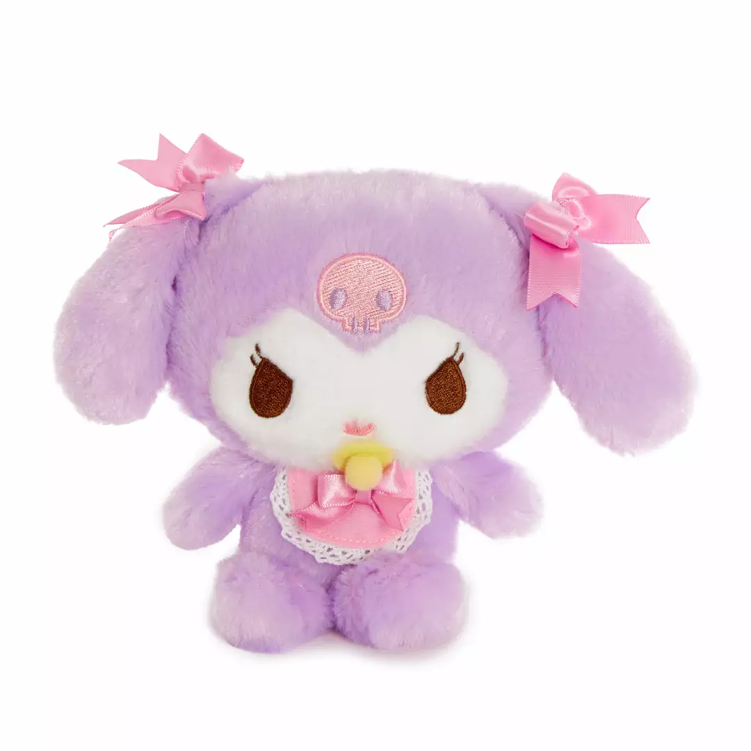 NAKAJIMA CORPORATION Kuromi Fluffy Baby 5" Mascot Plush