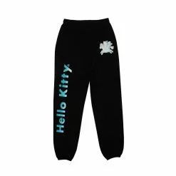 BIOWORLD Hello Kitty Glitter Flying Unicorn Sweatpants