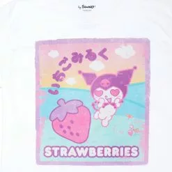 Printful Kuromi Strawberry Milk Tee
