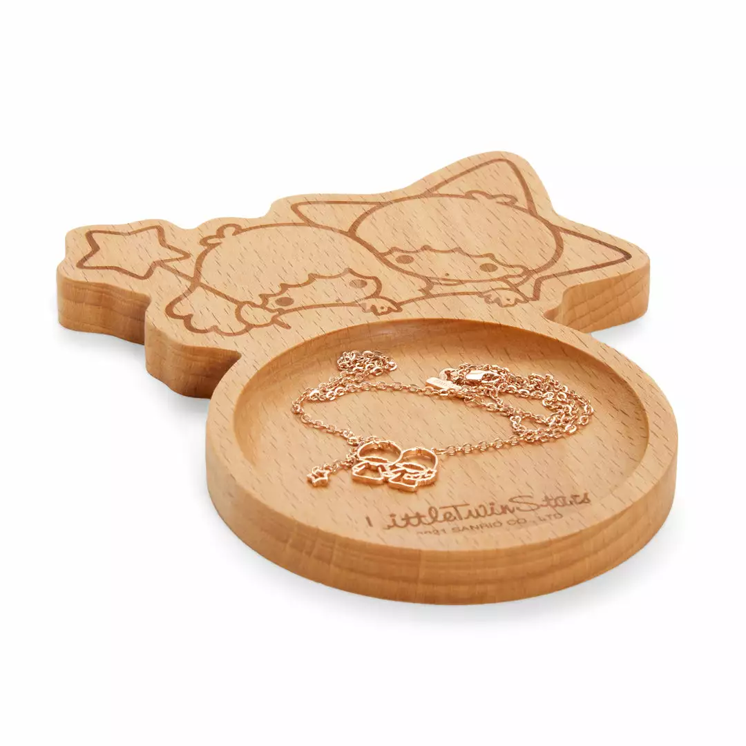 Global Original LittleTwinStars Wooden Trinket Tray Characters