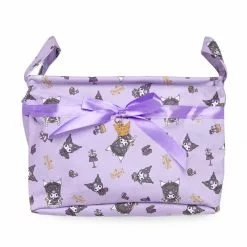 Global Original Kuromi Fabric Storage Bin (Royal Princess Series) New