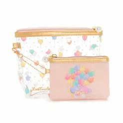 Global Original LittleTwinStars Zipper Pouch Set (Carnival Balloons) Characters