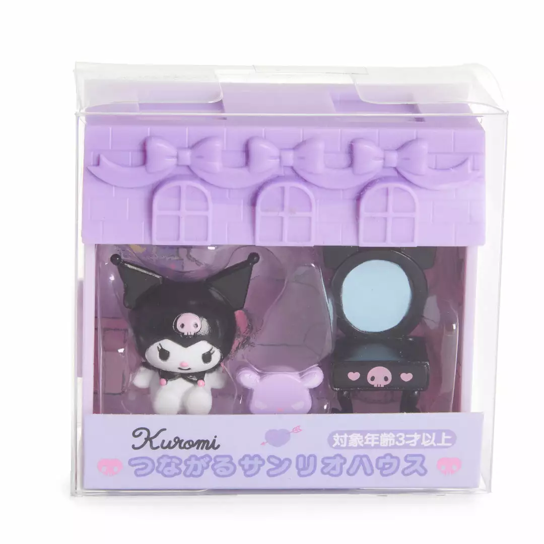 Japan Original Kuromi Mini House Figurine Characters