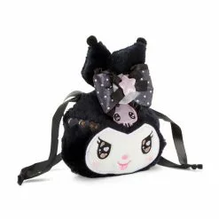 Japan Original New Kuromi Black Bow Drawstring Bag (Romiare Series)