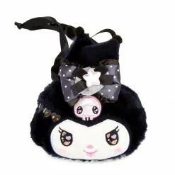 Japan Original New Kuromi Black Bow Drawstring Bag (Romiare Series)