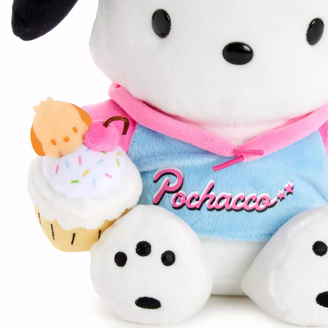 Global Original Pochacco Cupcake 8" Plush (Snack Time Series) New