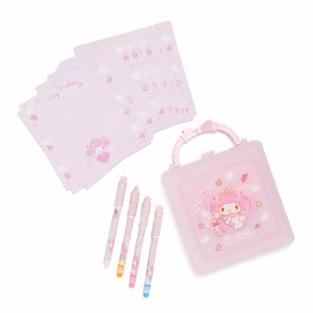 Sanrio New My Melody Memo Sheets & Markers Set