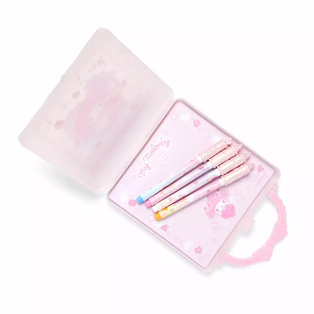 Sanrio New My Melody Memo Sheets & Markers Set