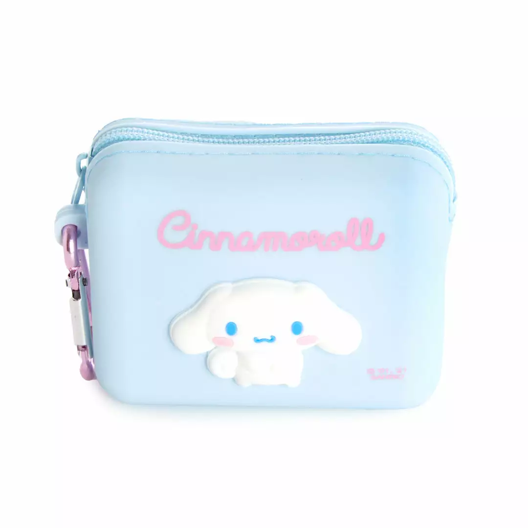 Japan Original Cinnamoroll Mini Silicone Pouch New