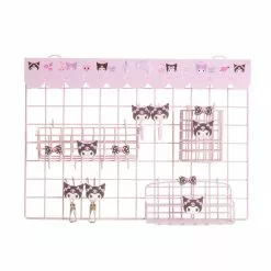 Japan Original Kuromi OSHI Grid System Wire Base Home