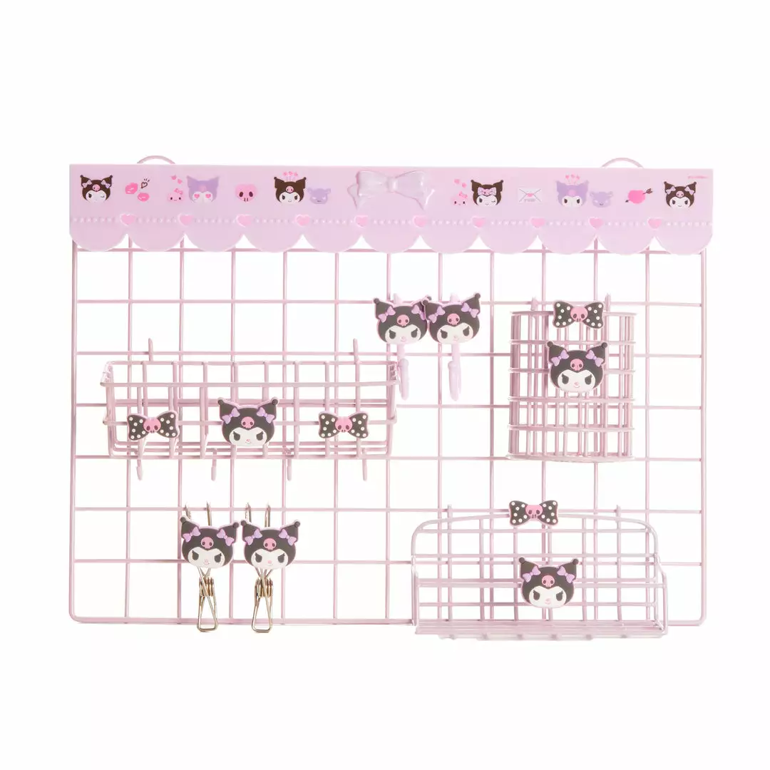 Japan Original Kuromi OSHI Grid System Wire Base Home