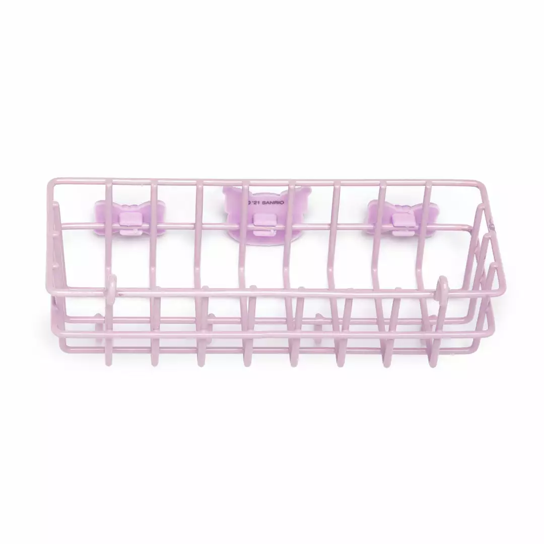 Japan Original Kuromi OSHI Grid System Storage Basket Home