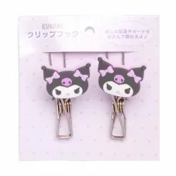 Japan Original Kuromi OSHI Grid System Clips (Set Of 2)