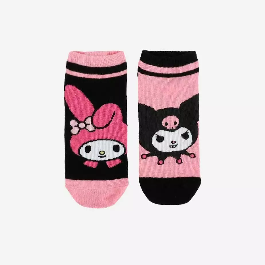 BIOWORLD My Melody & Kuromi X Dumbgood Mismatched Socks Characters