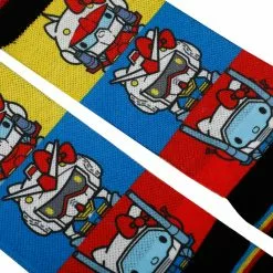 BIOWORLD Characters Hello Kitty X Gundam Crew Socks
