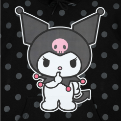 BIOWORLD Characters Kuromi X Dumbgood Polka Dot Hoodie