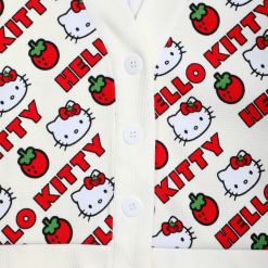 BIOWORLD Characters Hello Kitty X Dumbgood Strawberry Cardigan