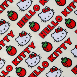 BIOWORLD Hello Kitty X Dumbgood Strawberry Crop Tank