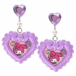 My Melody Irregular Choice Heart Earrings Characters