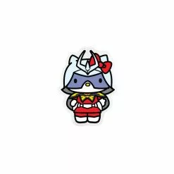BIOWORLD Hello Kitty X Gundam Char Aznable Sticker