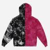 BIOWORLD Kuromi & My Melody X Dumbgood Split Tie-dye Hoodie