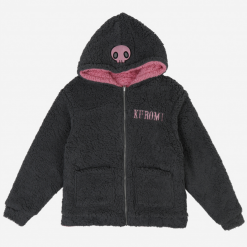 BIOWORLD Kuromi & My Melody X Dumbgood Reversible Sherpa Zip Hoodie