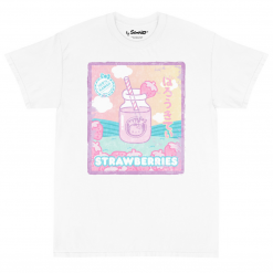 Printful Hello Kitty Strawberry Milk Bottle Tee
