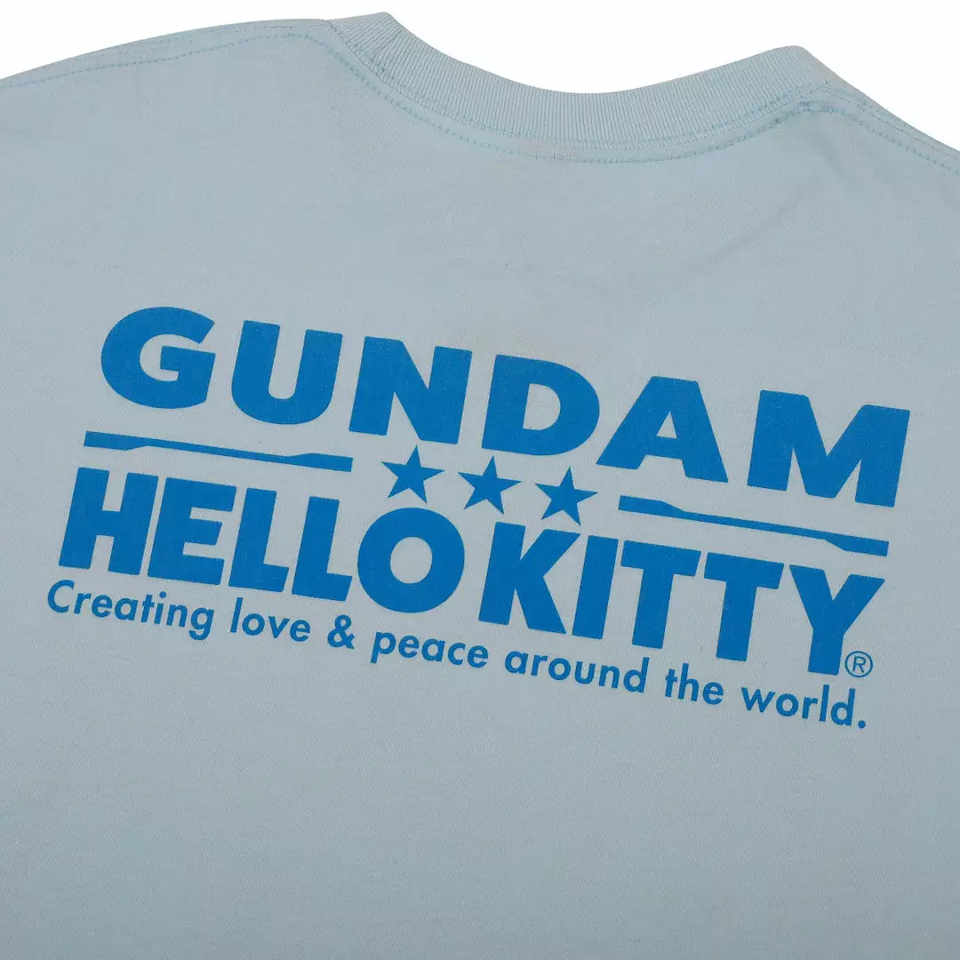 BIOWORLD Hello Kitty X Gundam RX-78-2-KT Tee Characters