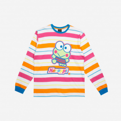 BIOWORLD Characters Keroppi X Dumbgood Striped Long Sleeve