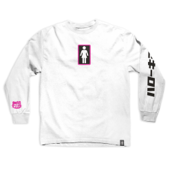 Girl Skateboards Hello Kitty X GIRL Tokyo Speed Long Sleeve (White)