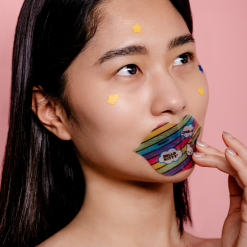 Hello Kitty X The Crème Shop Rainbow Hydrogel Lip Patch Characters