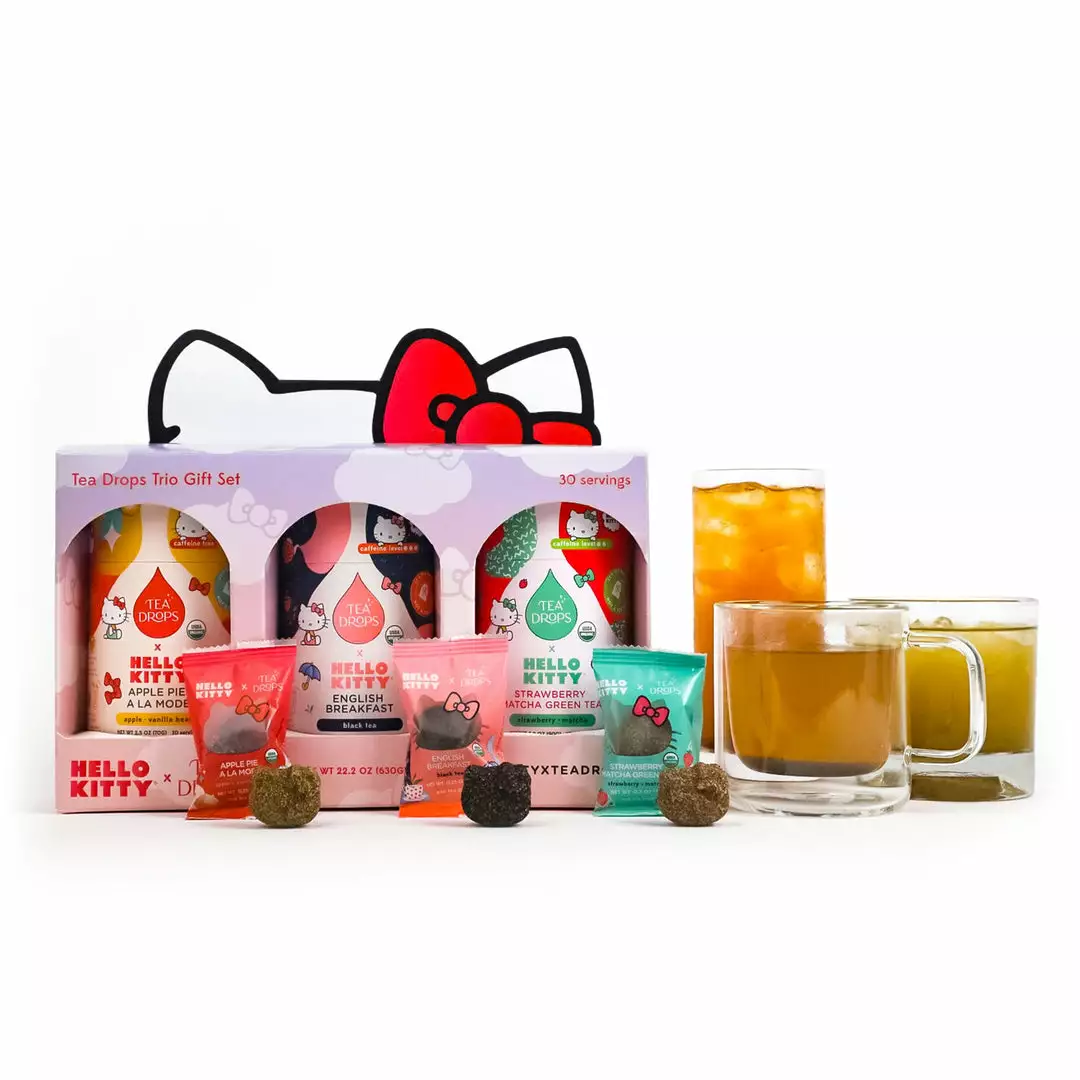 Hello Kitty X Tea Drops Trio Gift Set Characters